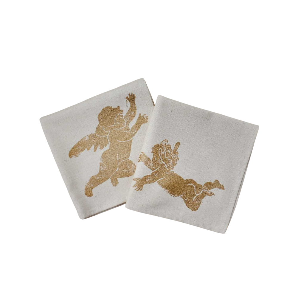 Christmas Cherub Napkins (set of four)