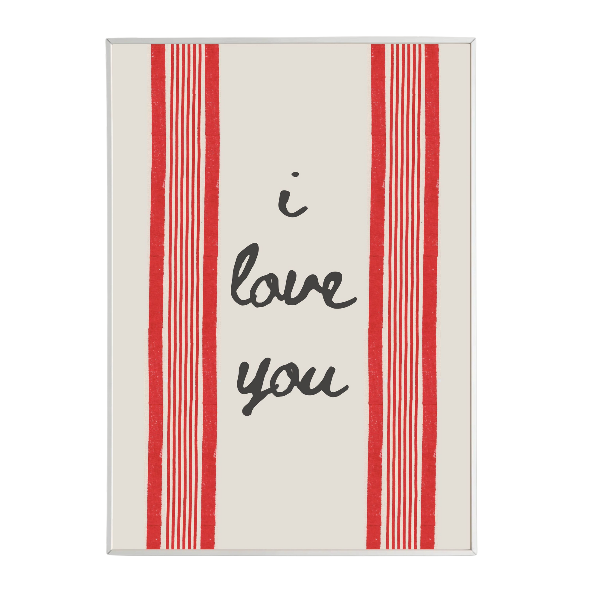 I Love You Print