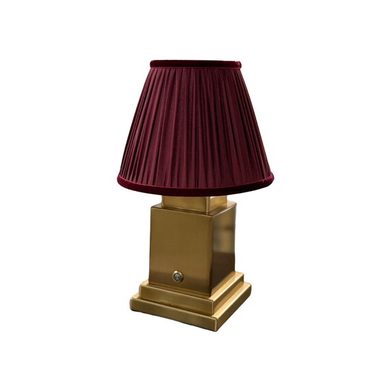 Athena Rechargeable Table Lamp (Burgundy)
