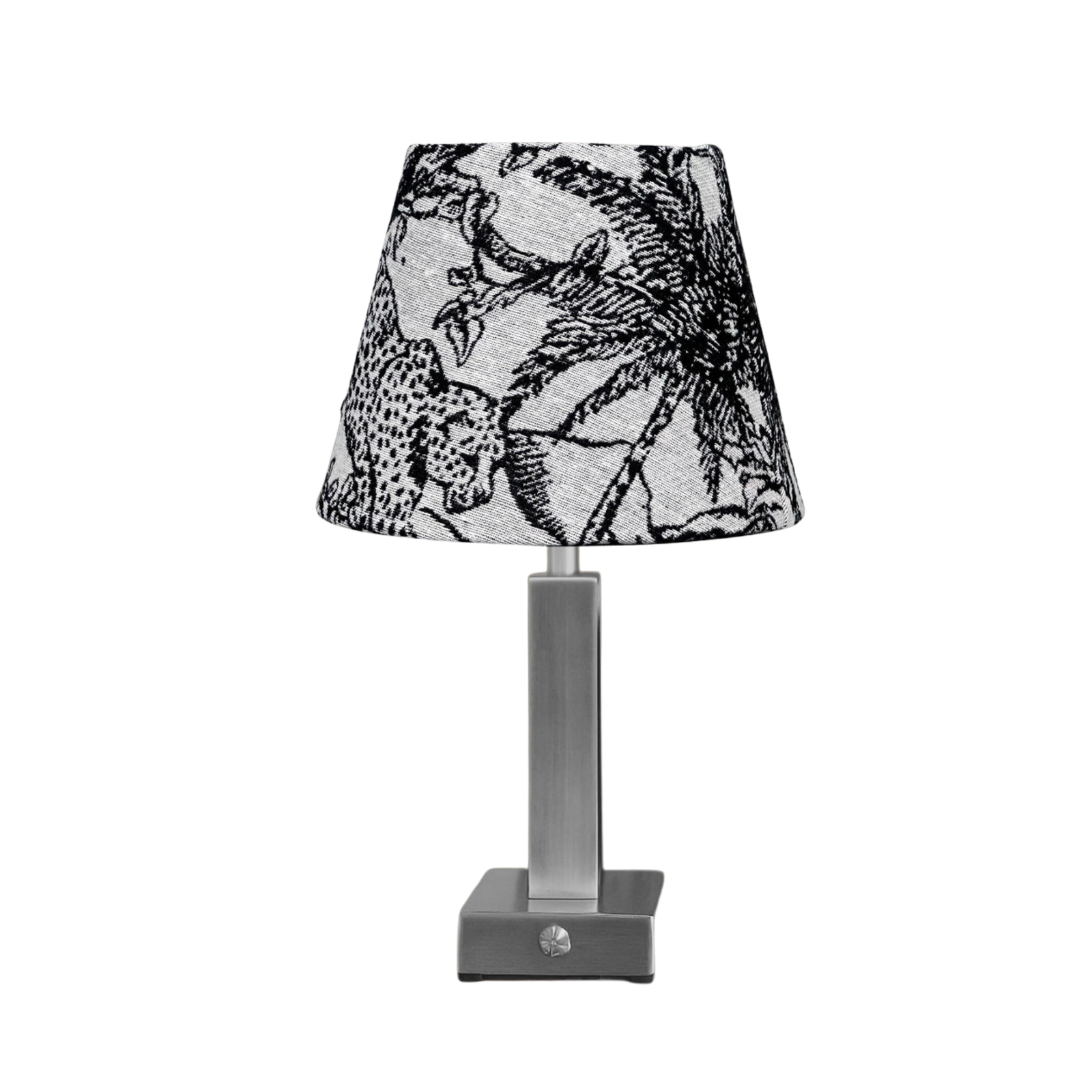 Athena Slim Silver Rechargeable Table Lamp
