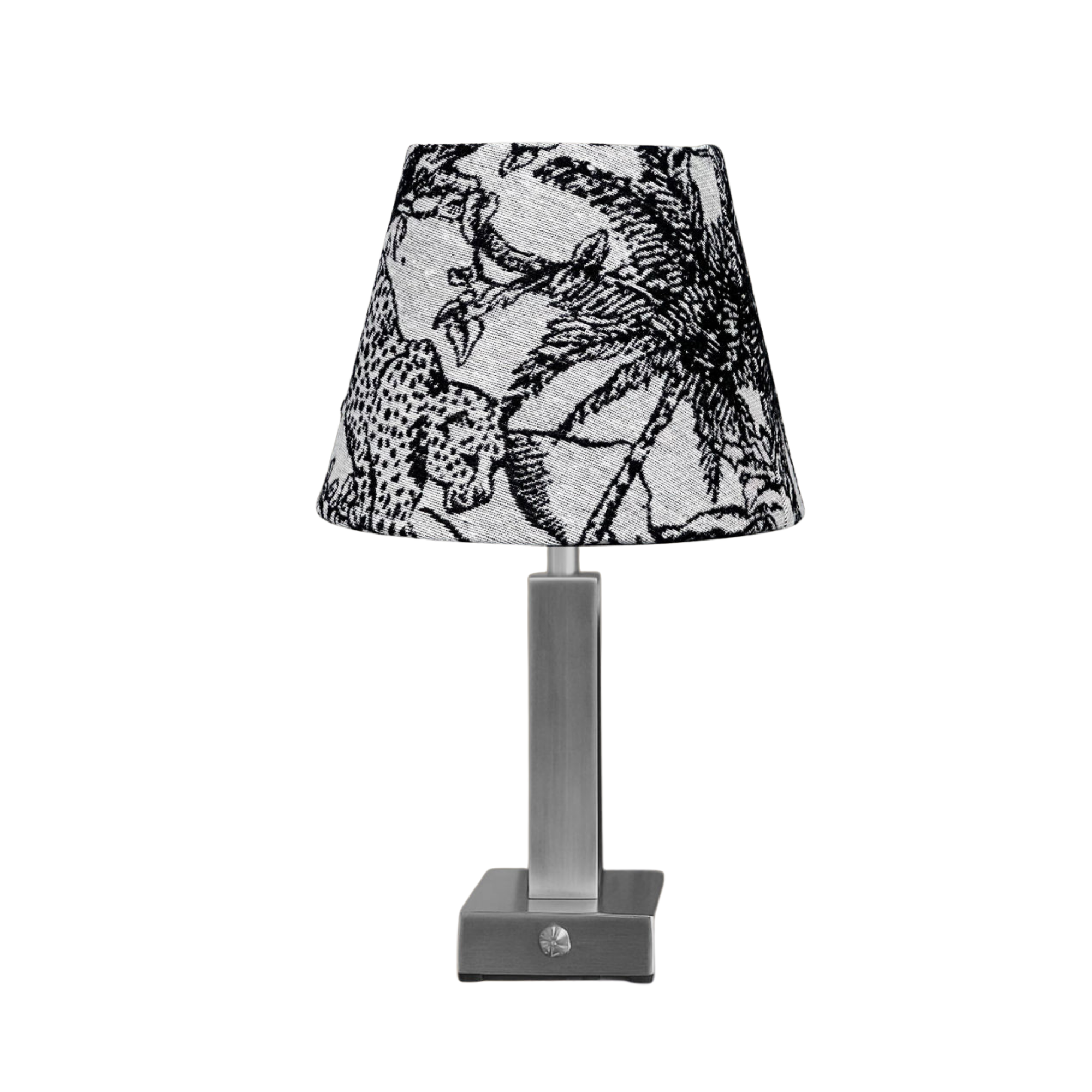 Athena Slim Silver Rechargeable Table Lamp