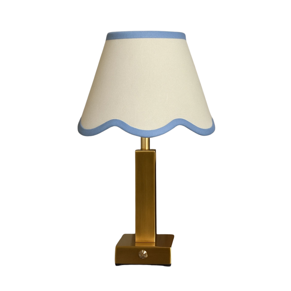 Athena Slim Rechargeable Table Lamp (Von Norten White/Blue)