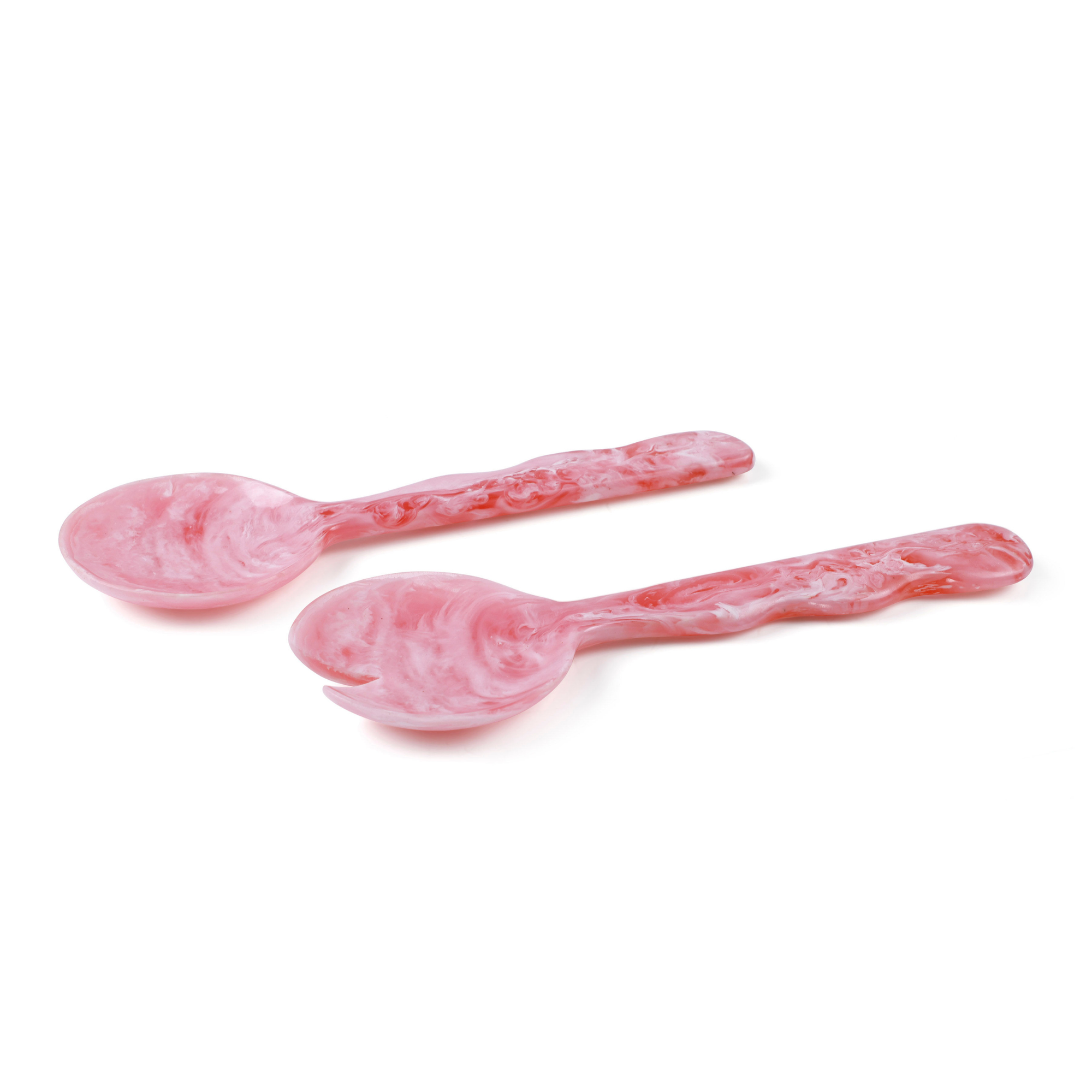 Resin Salad Server- Pink (Set of 2)