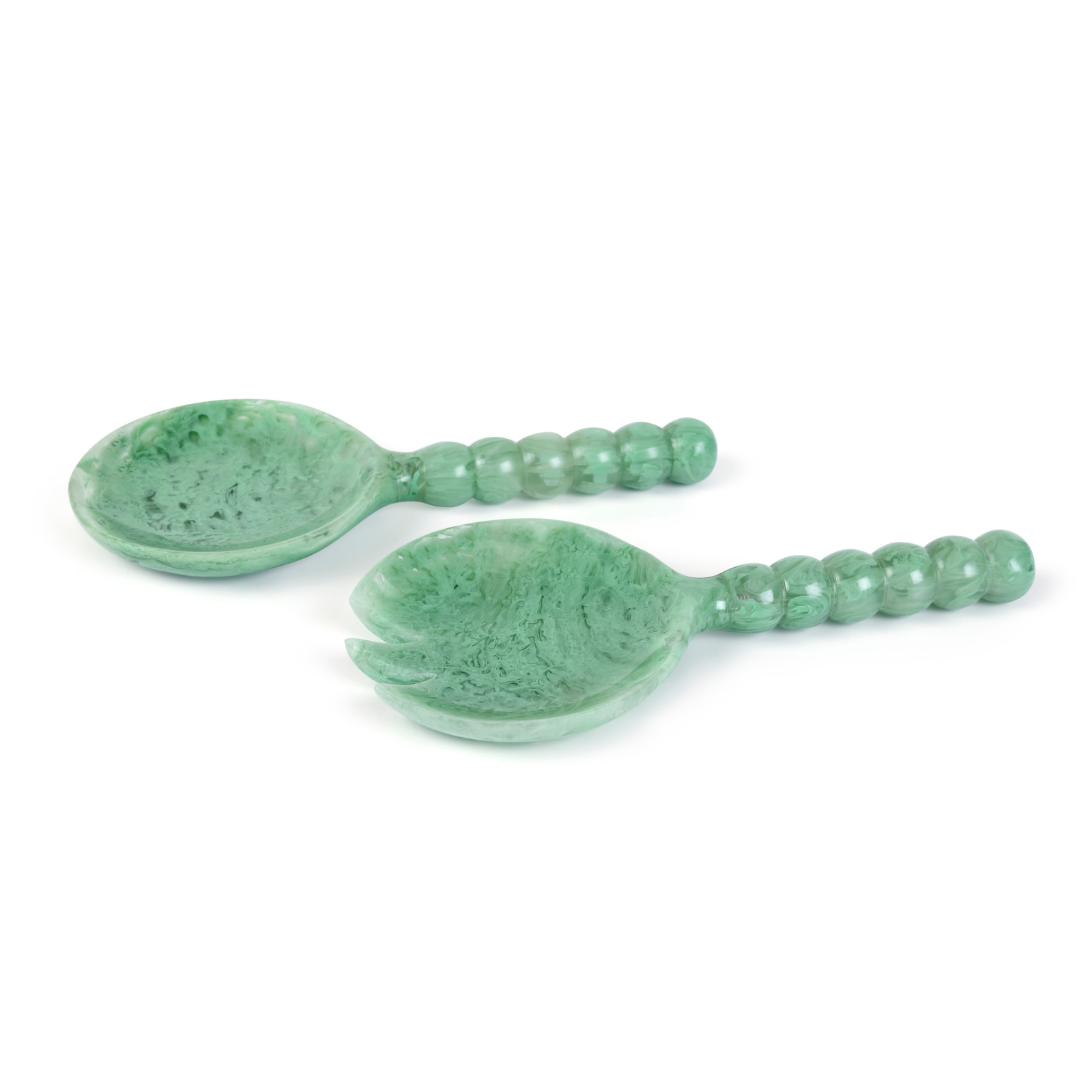 Resin Salad Server-Green (Set of 2)