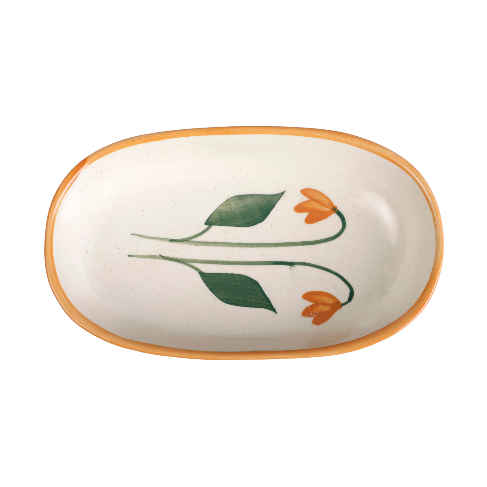 Handmade Ceramic Serving Bowl - Amber