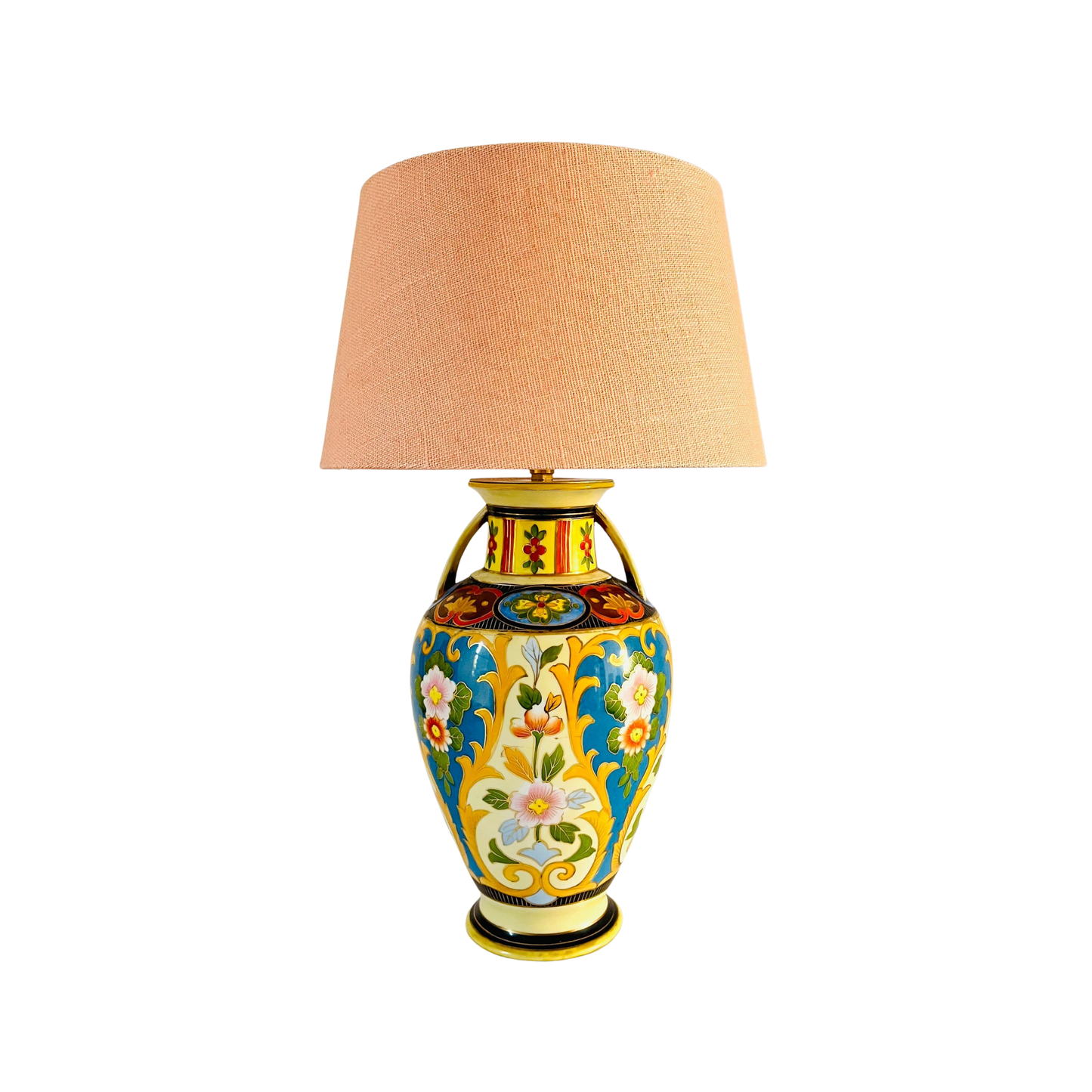 Antique Japanese Noritake Lamp