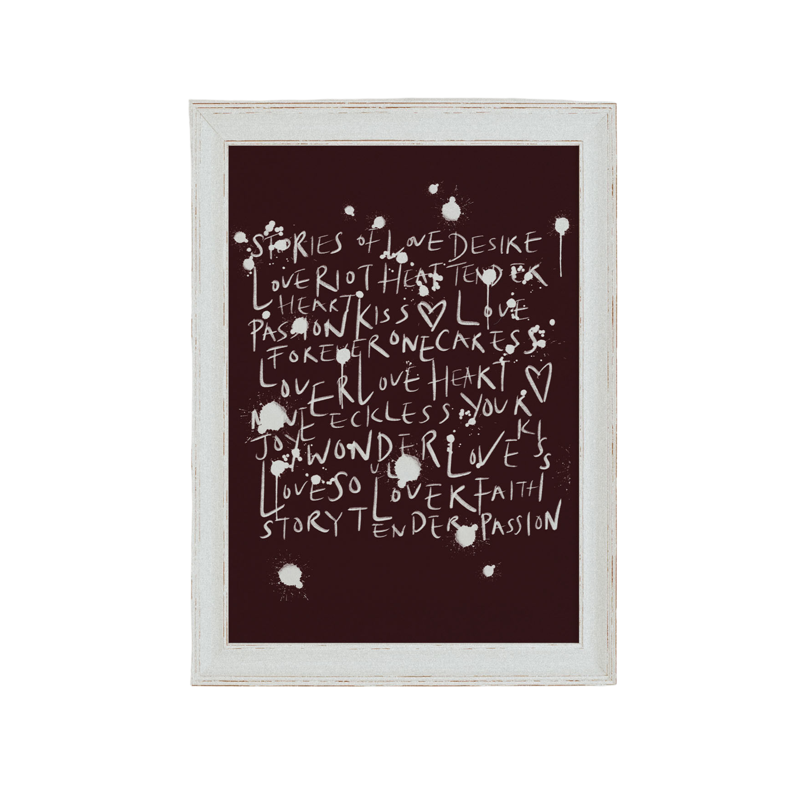 Reckless Love Merlot Print