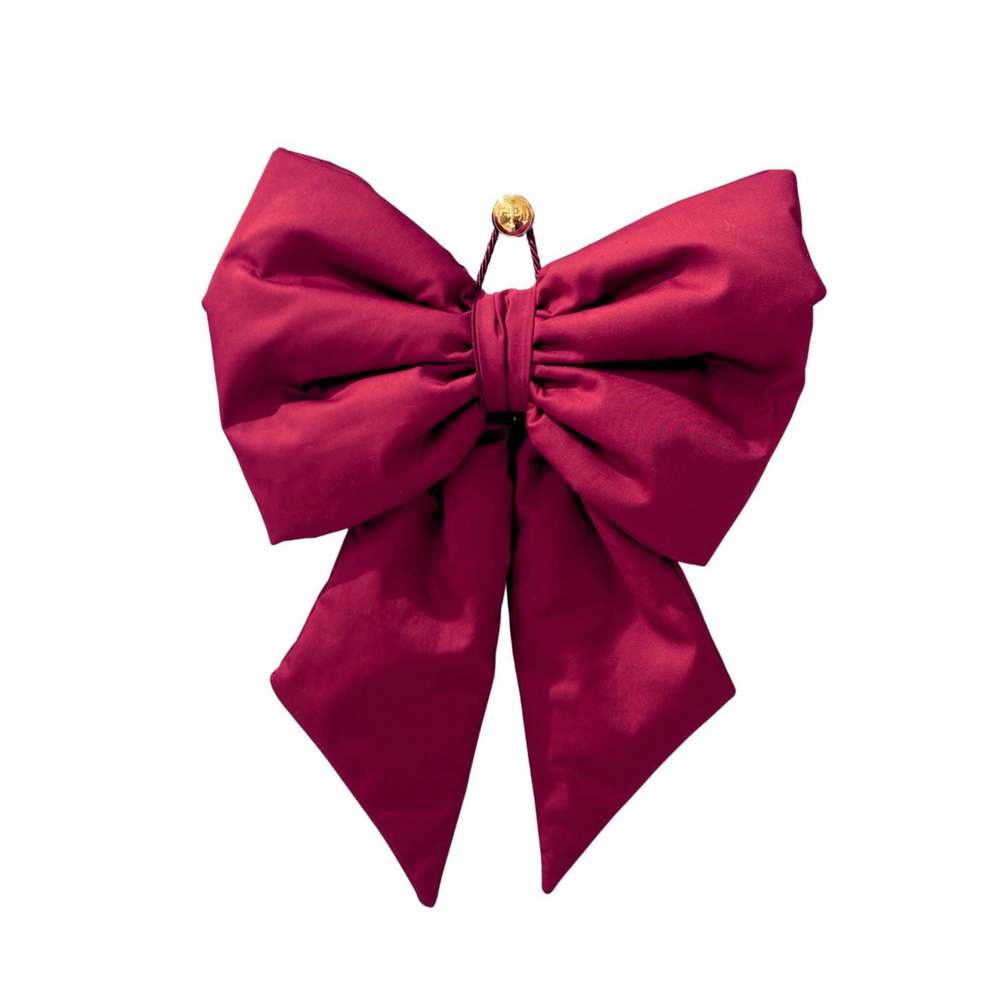 Oversize Door Bow Burgundy (35x50cm)