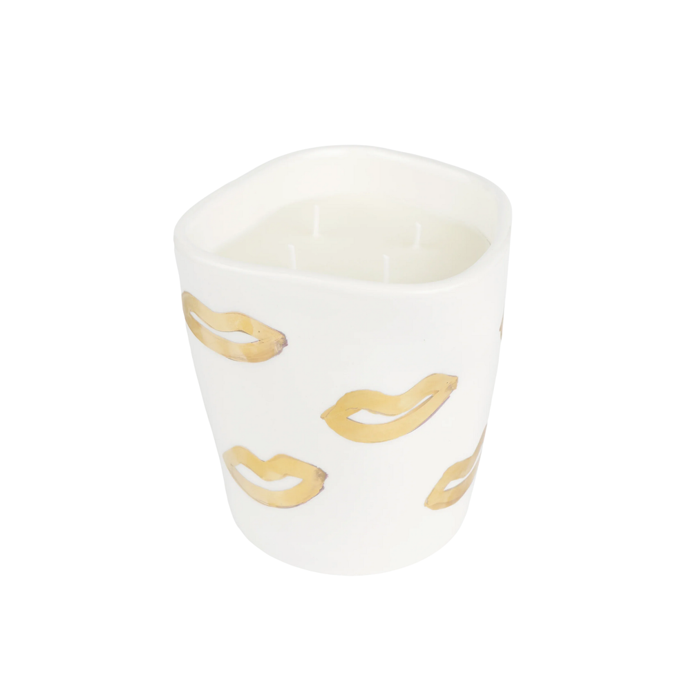 Gold Kiss Candle