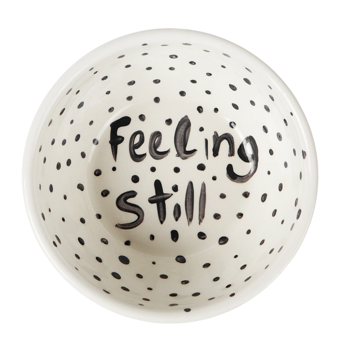 "Feeling Still" Poem Hand Painted Bowl 2/12