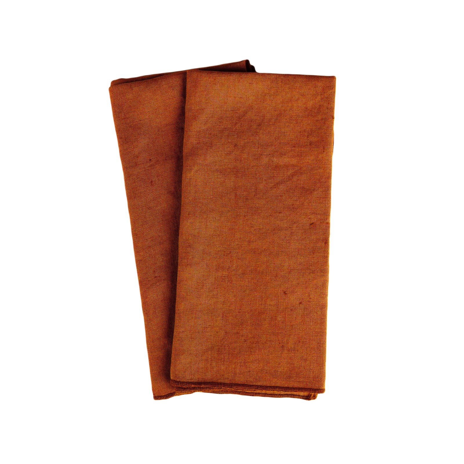 Terracotta linen napkin