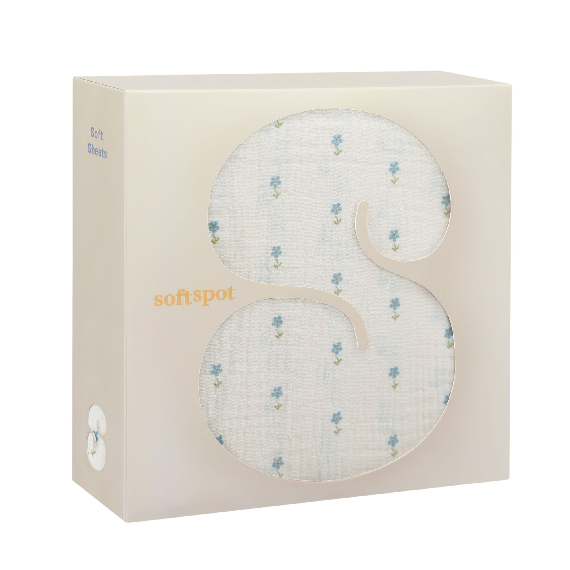 Soft Crib Sheet – Periwinkle