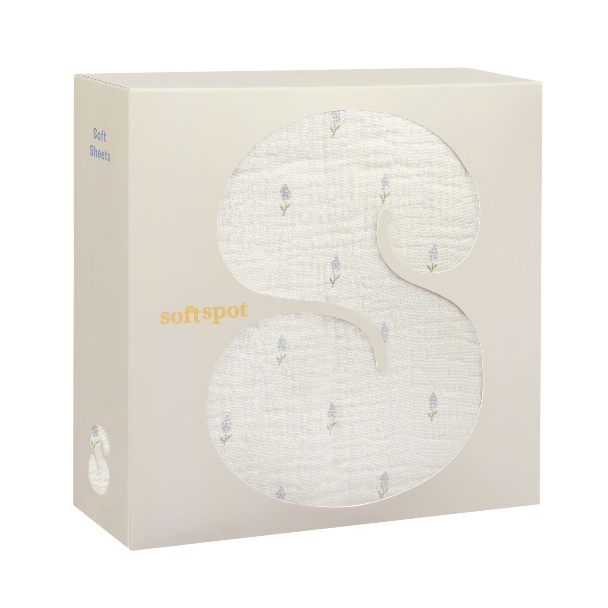 Soft Crib Sheet – Lavender Field