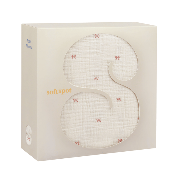Soft Crib Sheet – Ribbon
