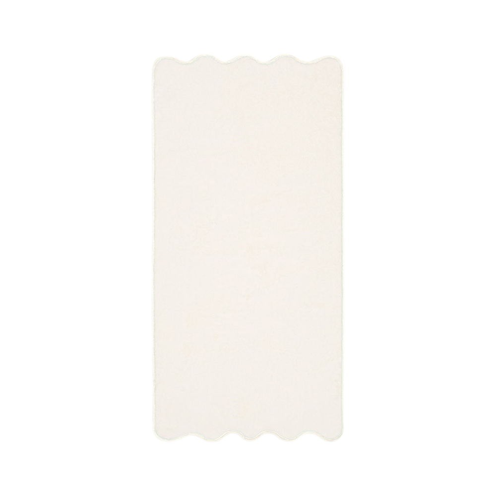 Ivory Cotton Wavy Hand Towel