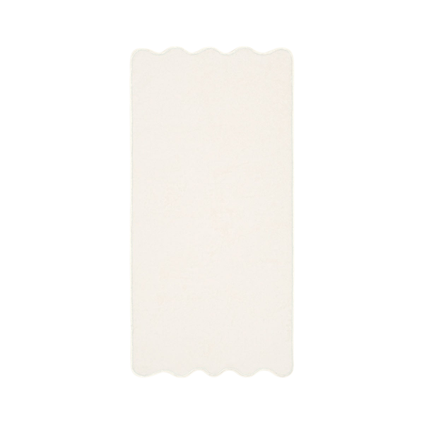 Ivory Cotton Wavy Hand Towel
