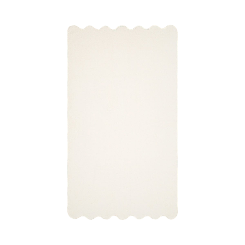 Ivory Cotton Wavy Bath Sheet