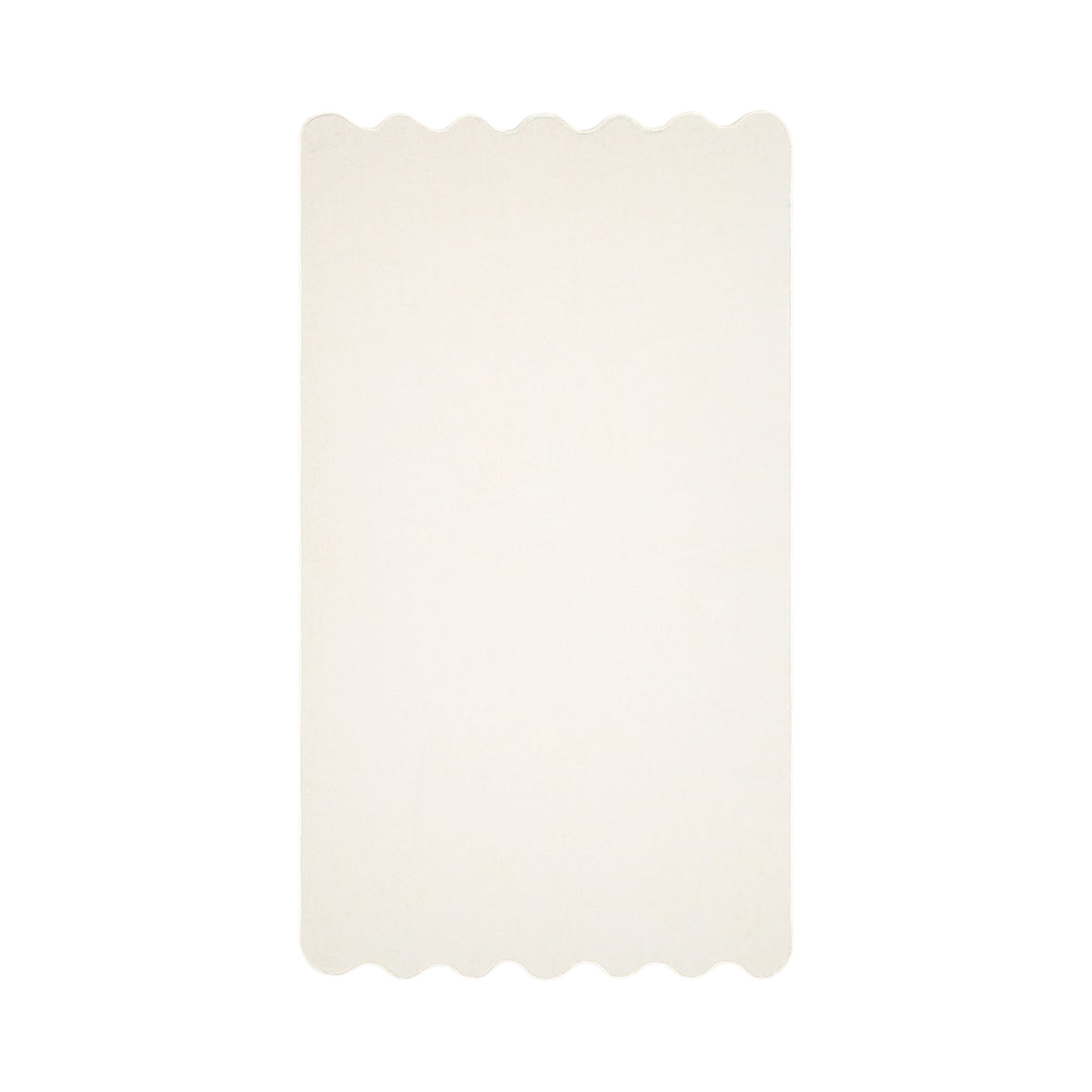 Ivory Cotton Wavy Bath Sheet