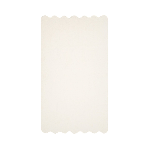 Ivory Cotton Wavy Bath Sheet