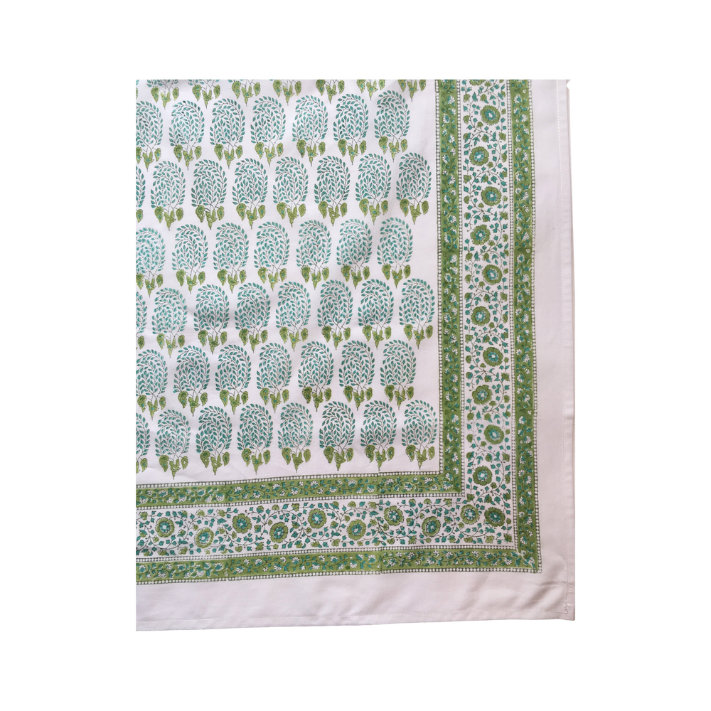 Bumble Tablecloth In Green/Aqua