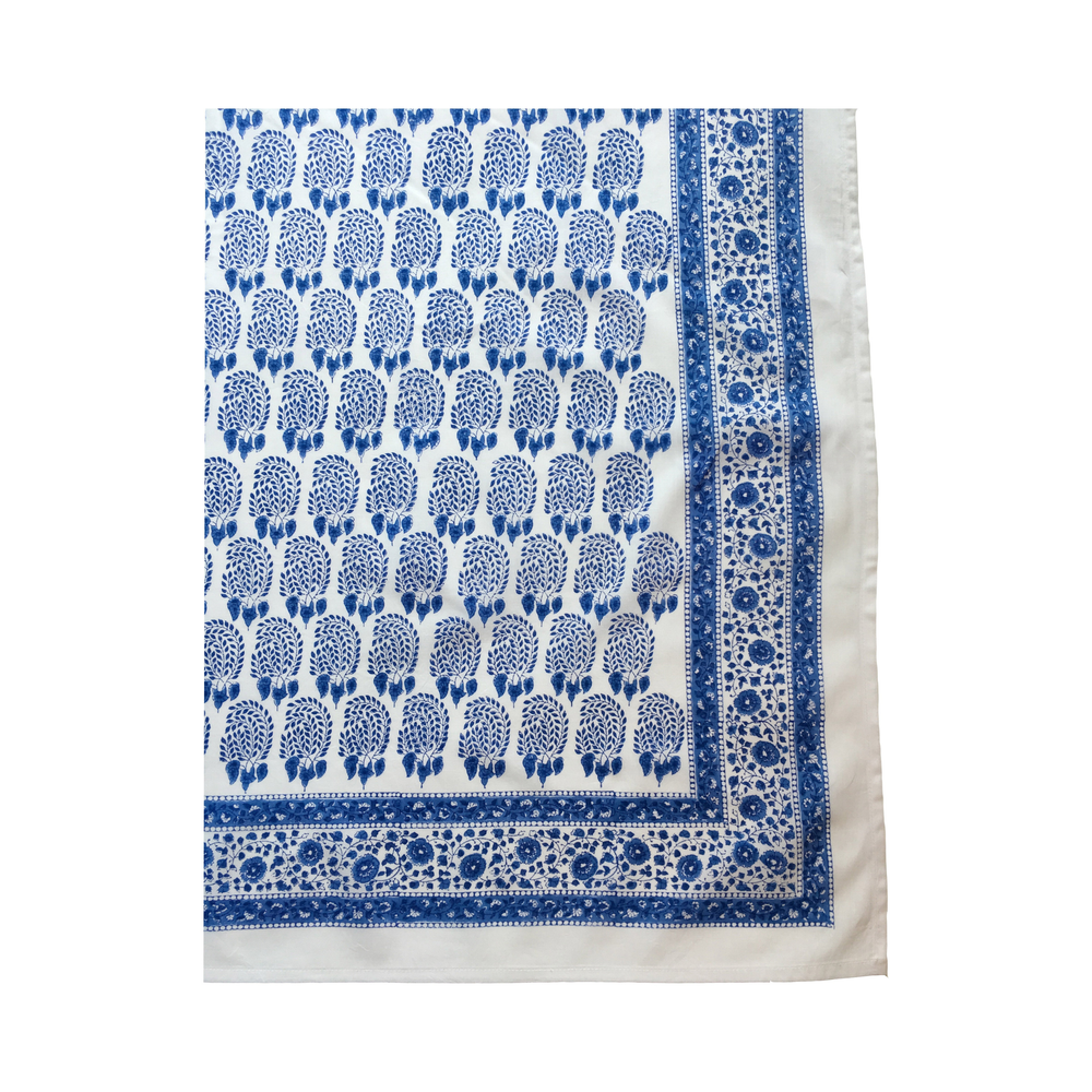 Bumble Tablecloth in Blue