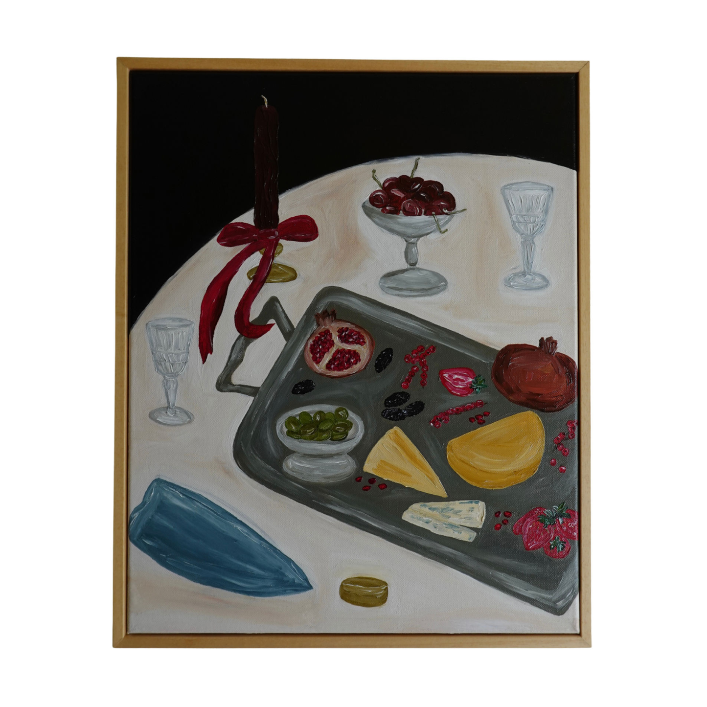 Na Mesa de Jantar Painting