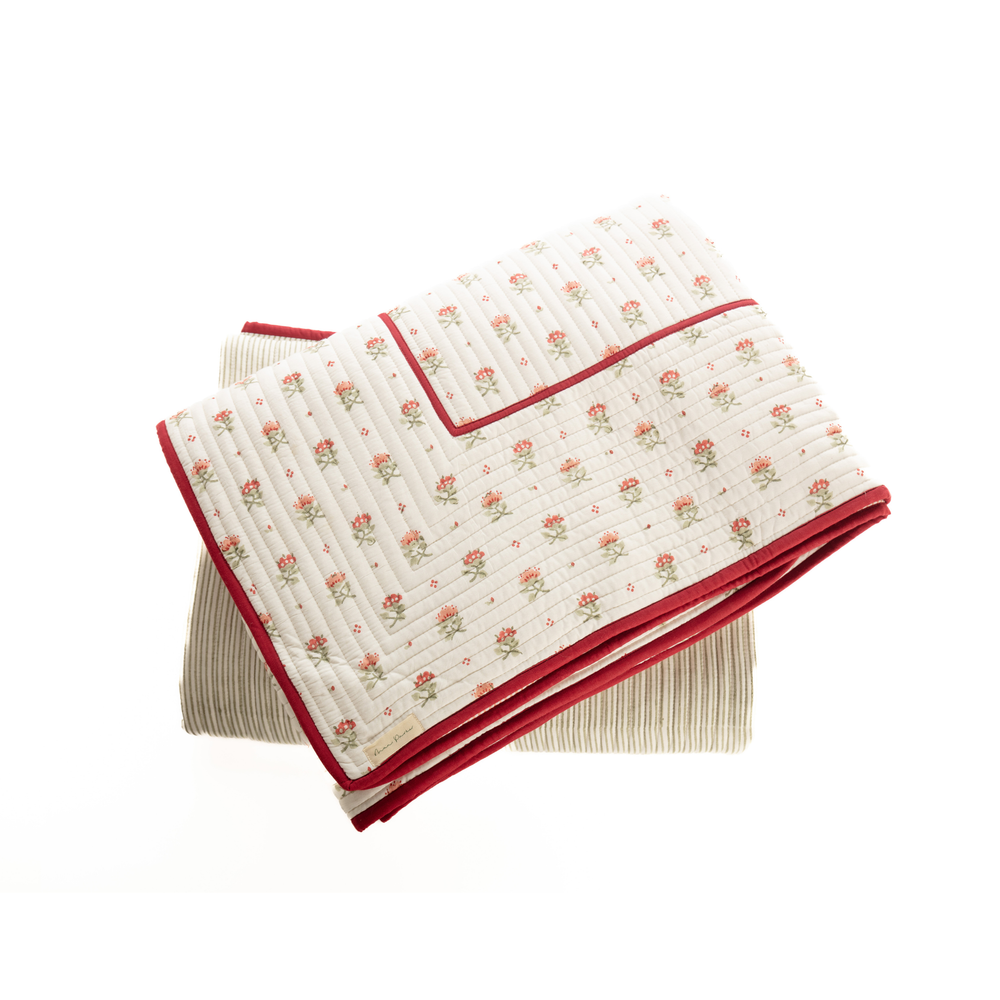 Blume Single Quilt - Green