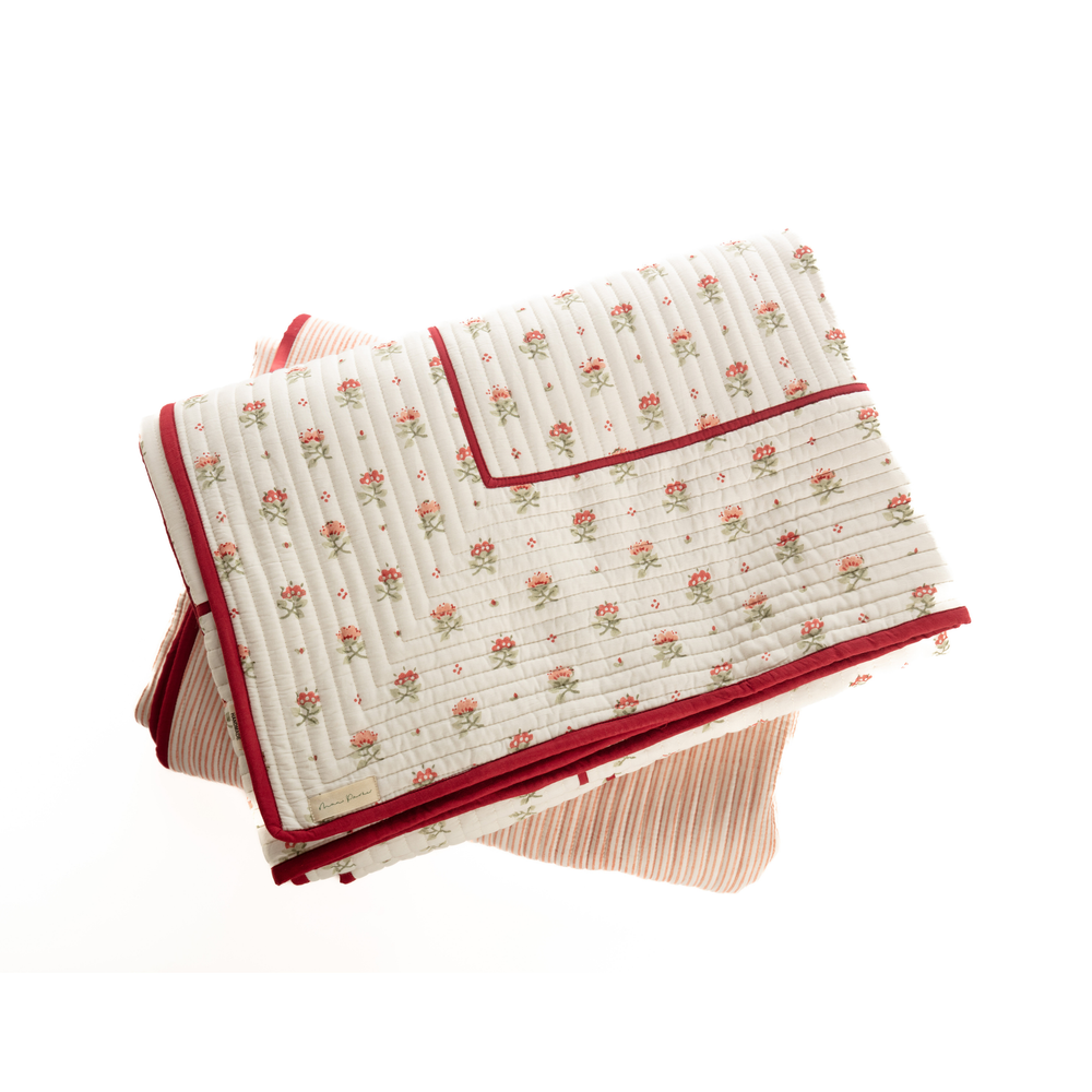 Blume Single Quilt - Red