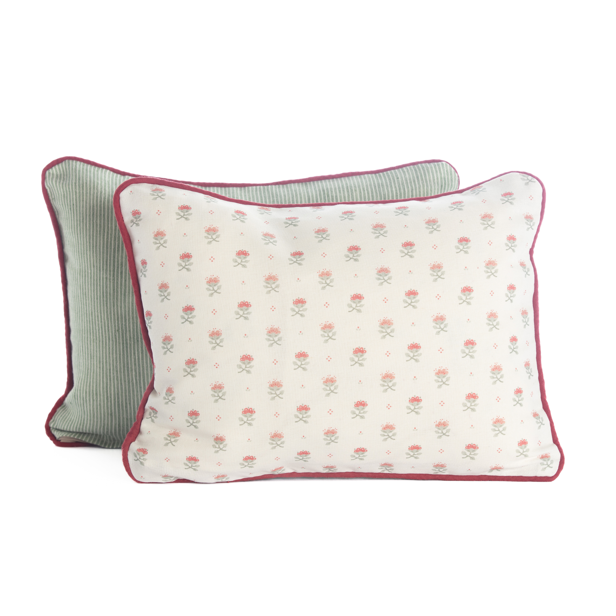 Blume Green Cushion – Rectangle