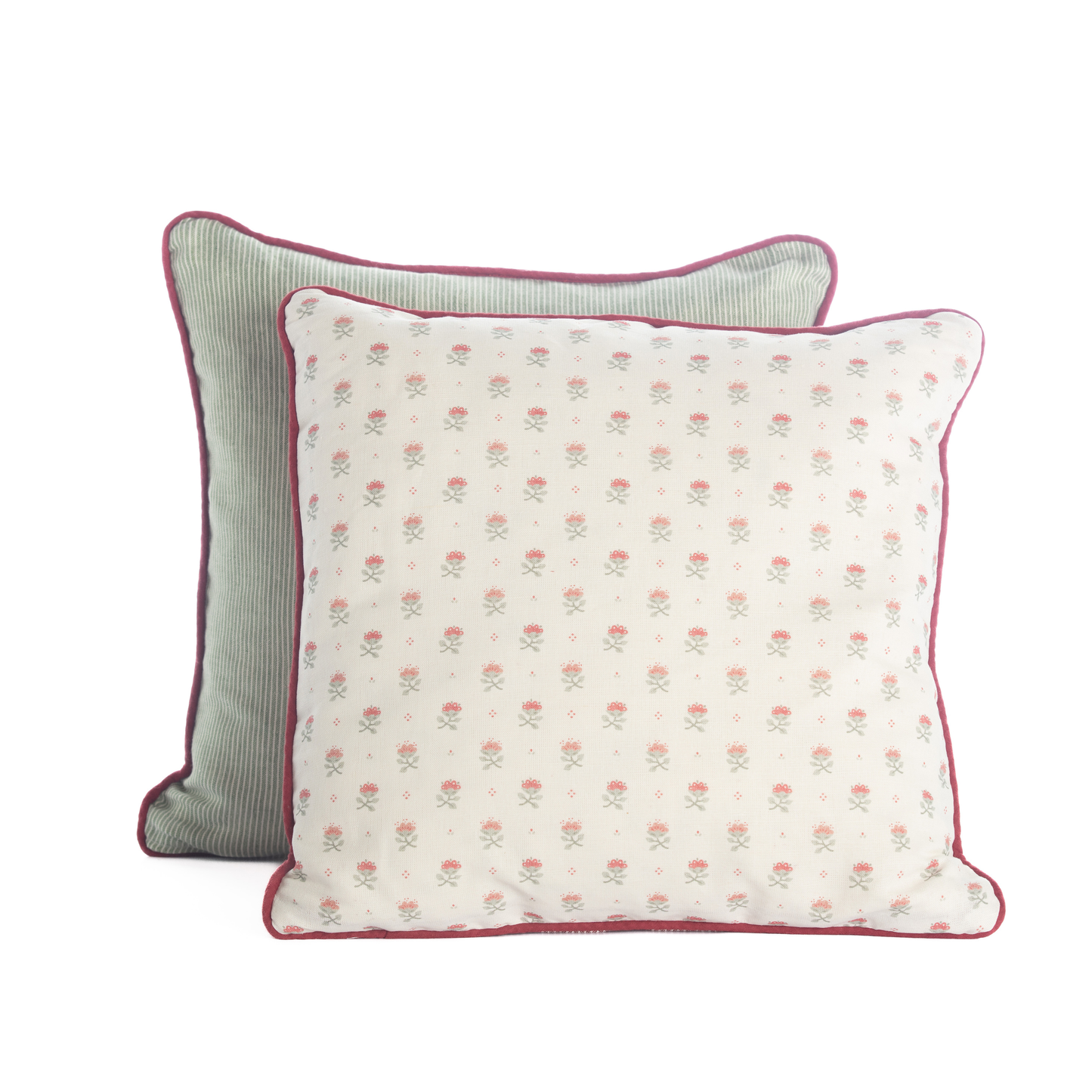 Blume Green Cushion - Square