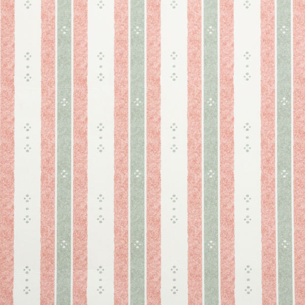 Salzburg Stripe Wallpaper – Green & Red