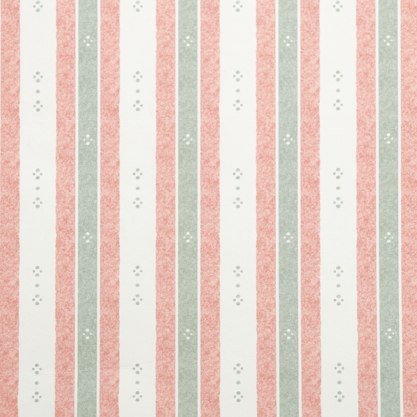 Salzburg Stripe Wallpaper – Green & Red