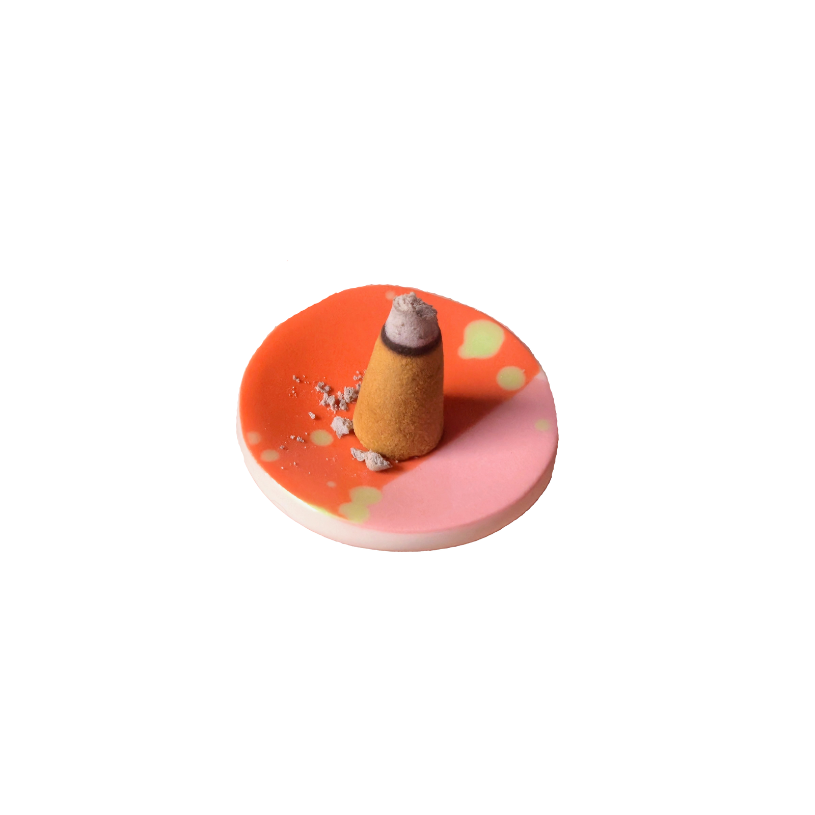 Artisan Glazed Porcelain Incense Holder