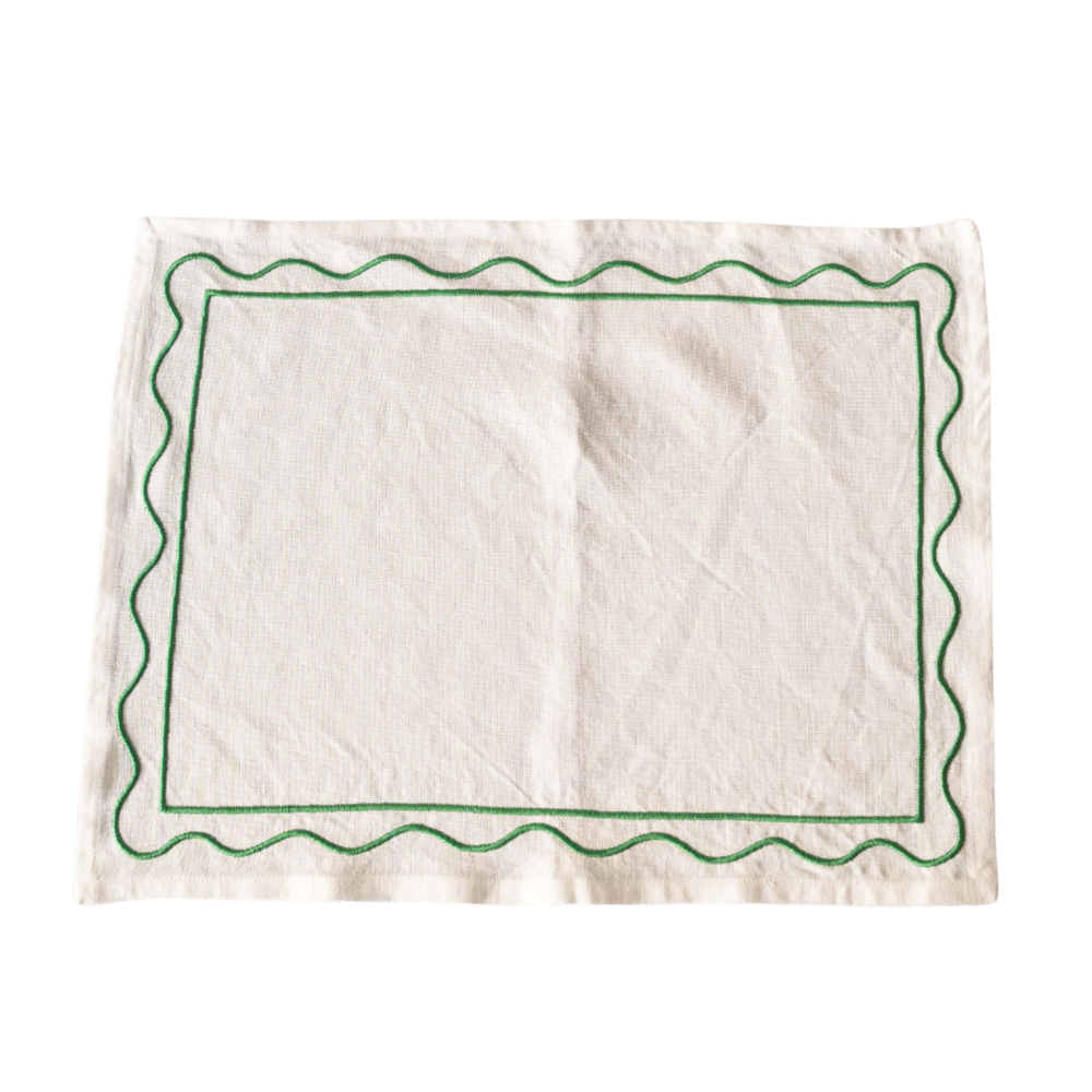 Set of 2 Miró Placemats – Green