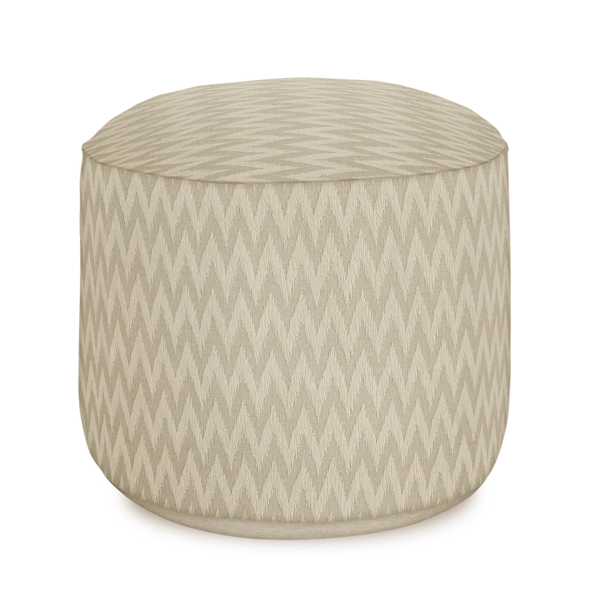 All-season Pouf Rosita Sand & Ecru