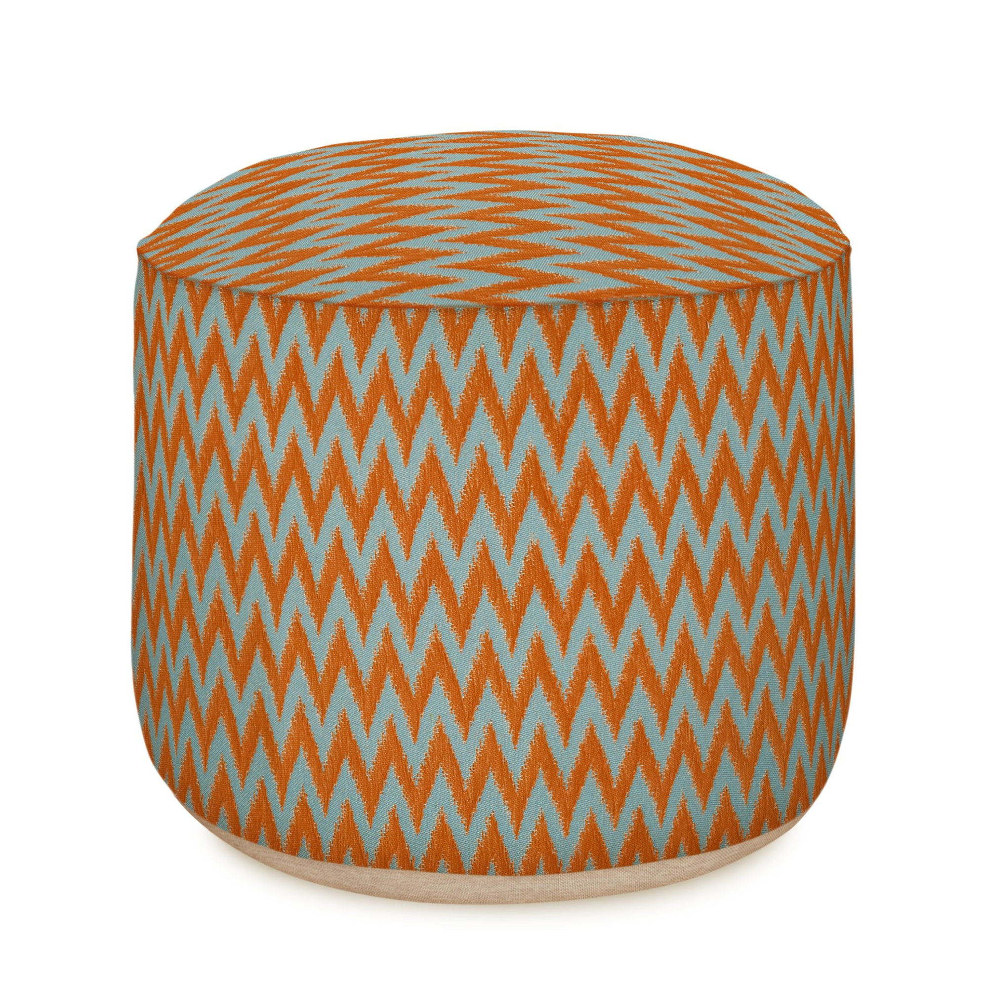 All-season Pouf Rosita Ice & Orange