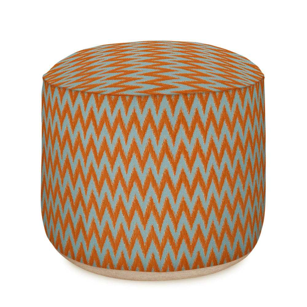 All-season Pouf Rosita Ice & Orange