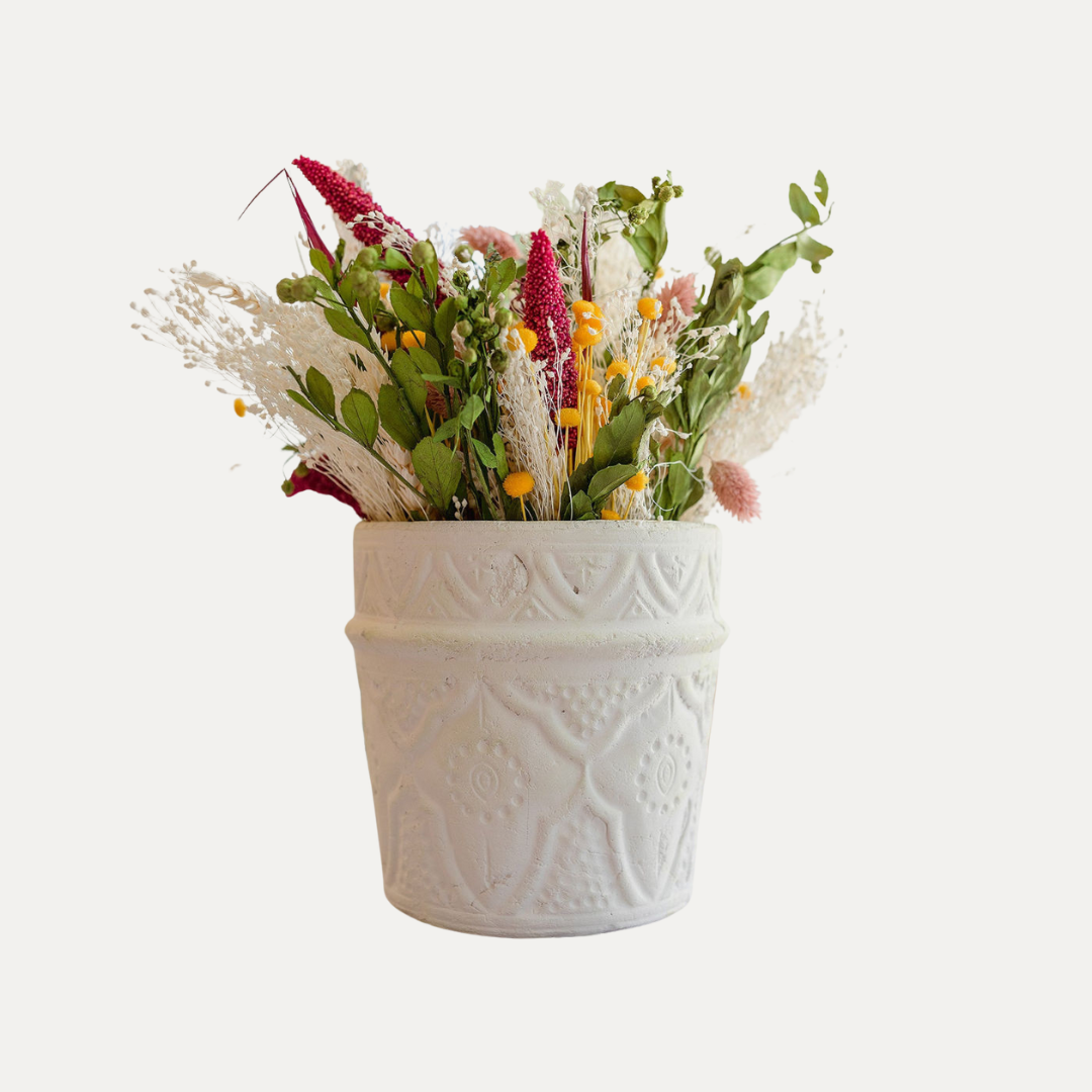 Felicidade Jug (Includes Dried Flowers)