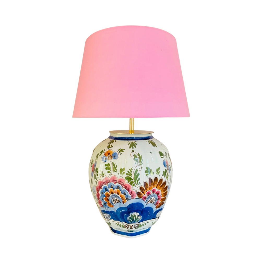 Antique Delft Lamp