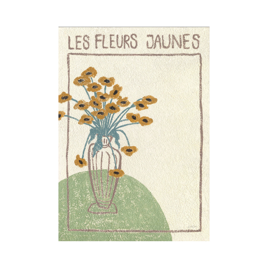 Les Fleurs Jaunes - Original Painting