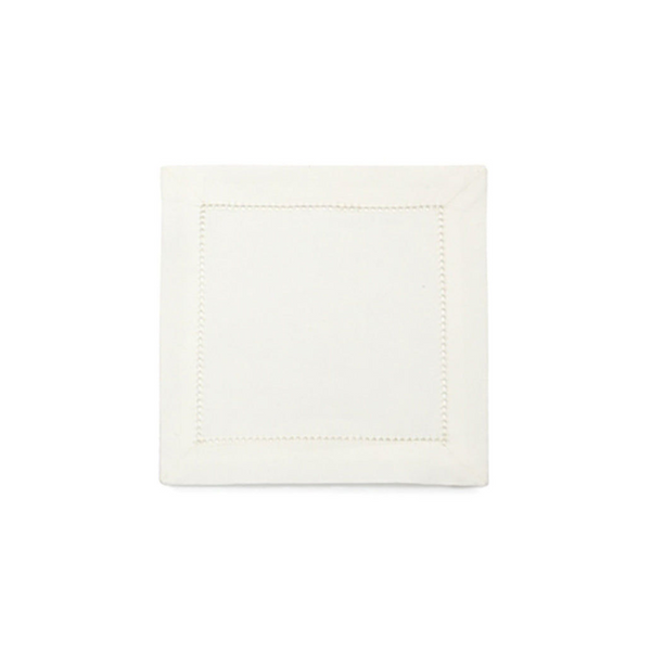 Set of 6 Hemstitch Square Cocktail Napkins