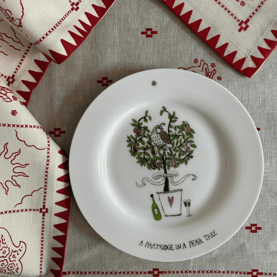 Christmas clearance dessert plates