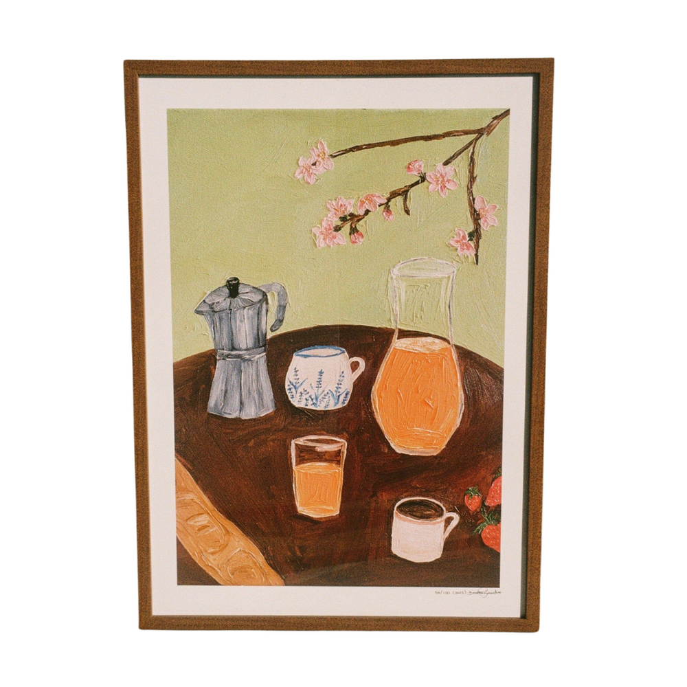 Pequeno-Almoço Tardio Fine Art Print