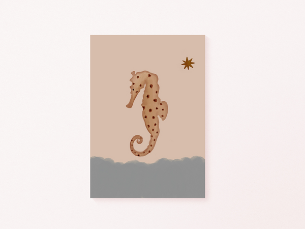The Seahorse Art Print