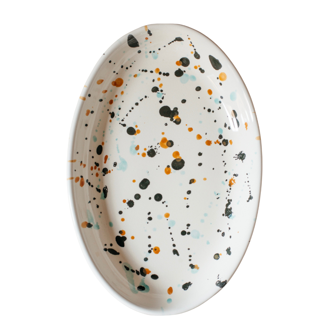 Emiko Davies 3 piece Splatterware Platter Set