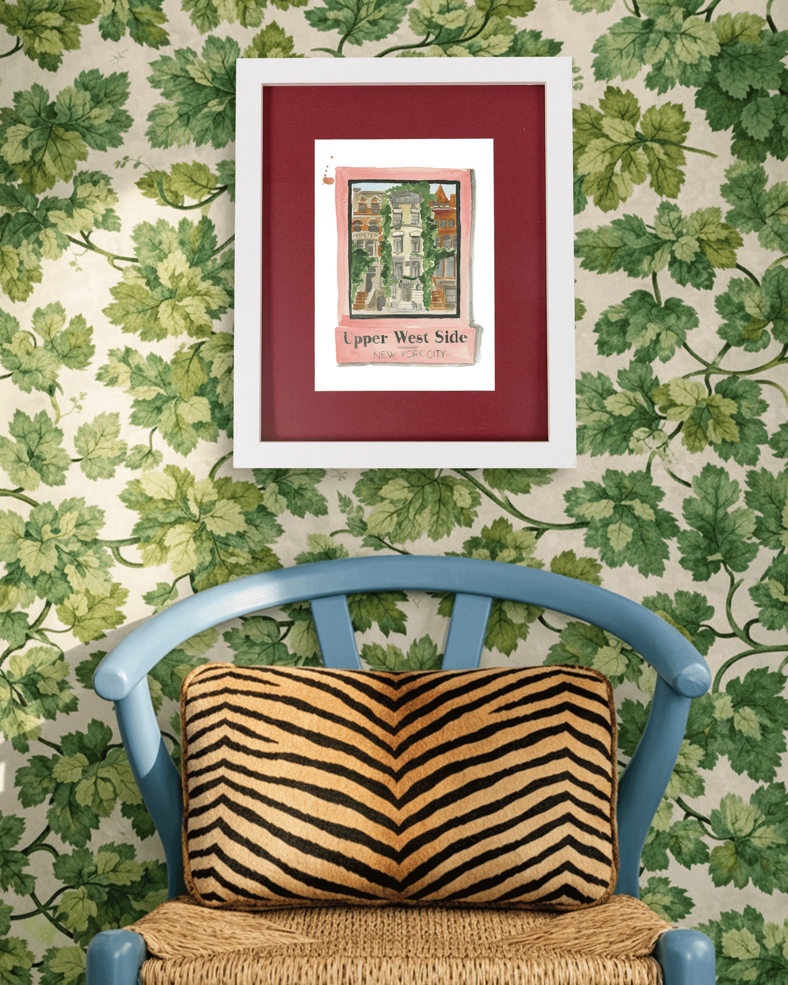 Upper West Side NYC Matchbook Art Print - Furbish Studio
