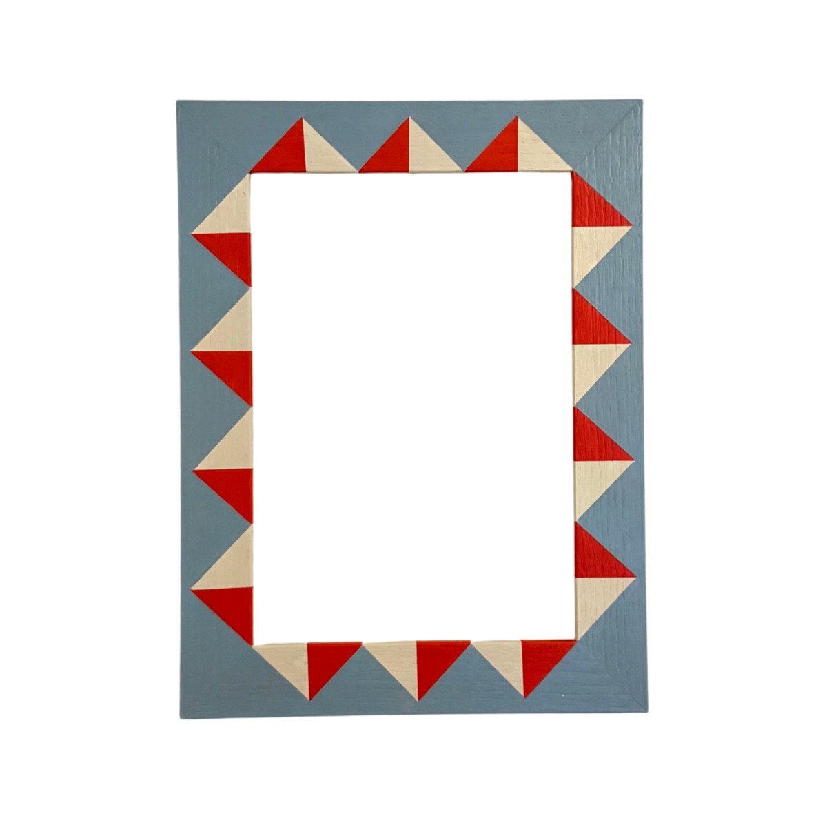 Picture Frame, Geometric Blue