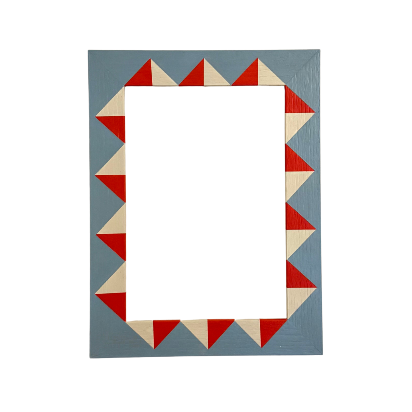 Picture Frame, Geometric Blue