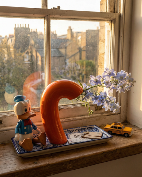 VITA Vase in Micha Orange