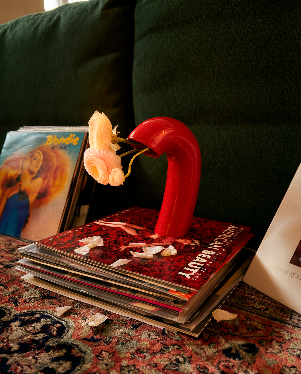 VITA Vase in Poppy Red